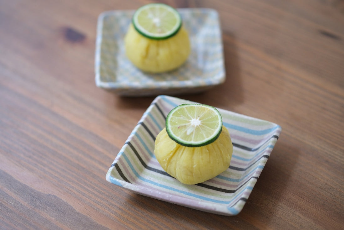 【10月の薬膳】サツマイモとスダチの茶巾絞り